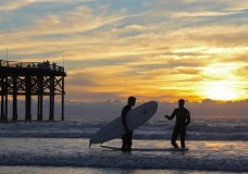 Crystal Pier on Pacific Beach